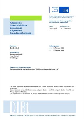 Download scafom-rux_zulassung_SUPER-100_DIBt_Z-8.1-185.2_DE.pdf-thumbnail